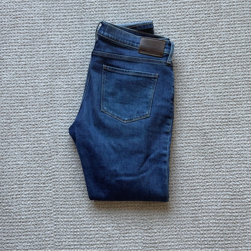 PAIGE Men's Dark Blue Slim Jeans